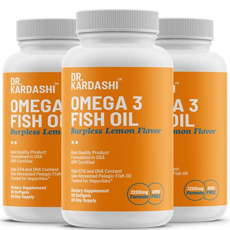 omega 3 fatty acid supplement.